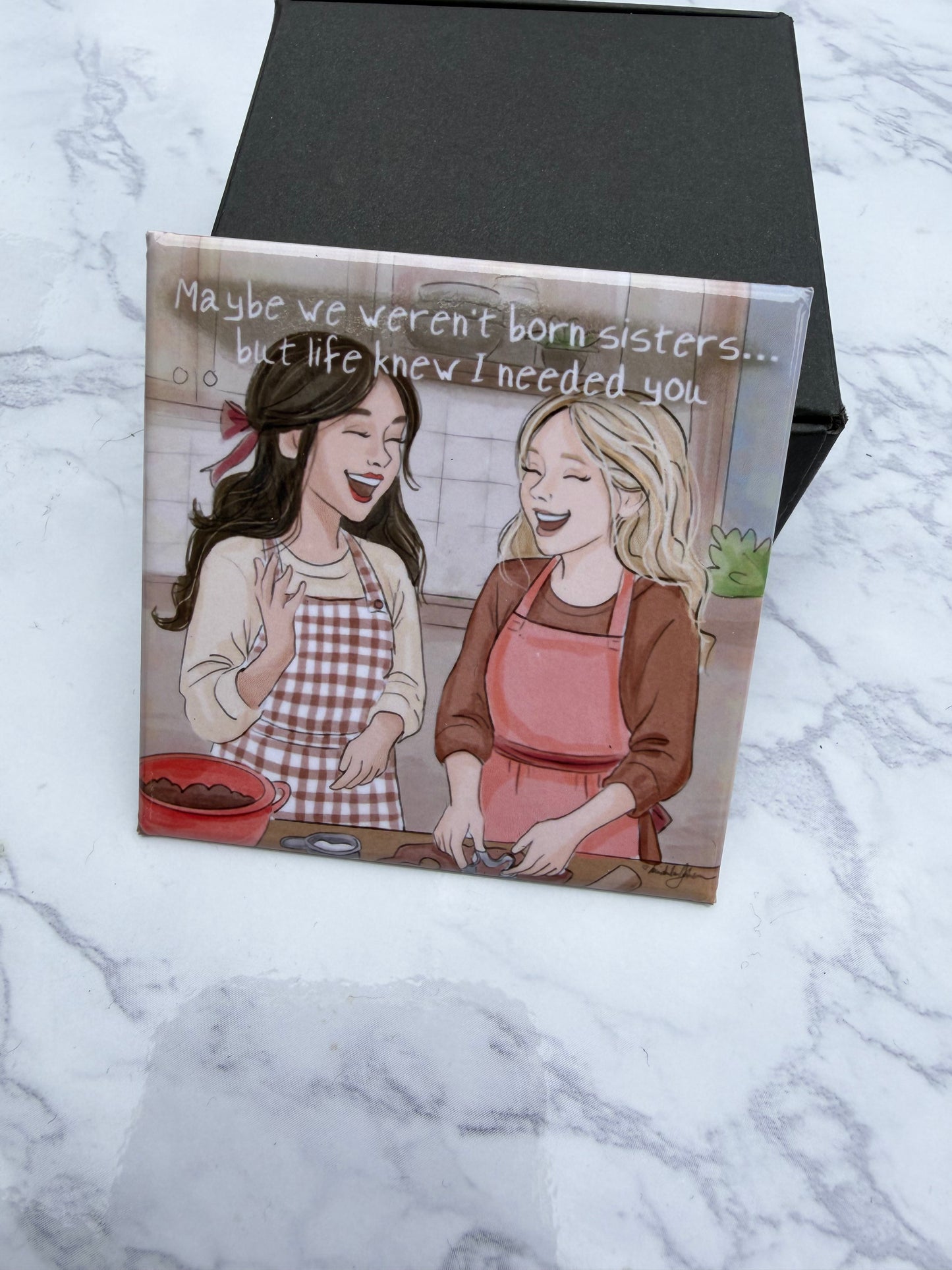 Friendship Magnets 2.5" x 2.5"