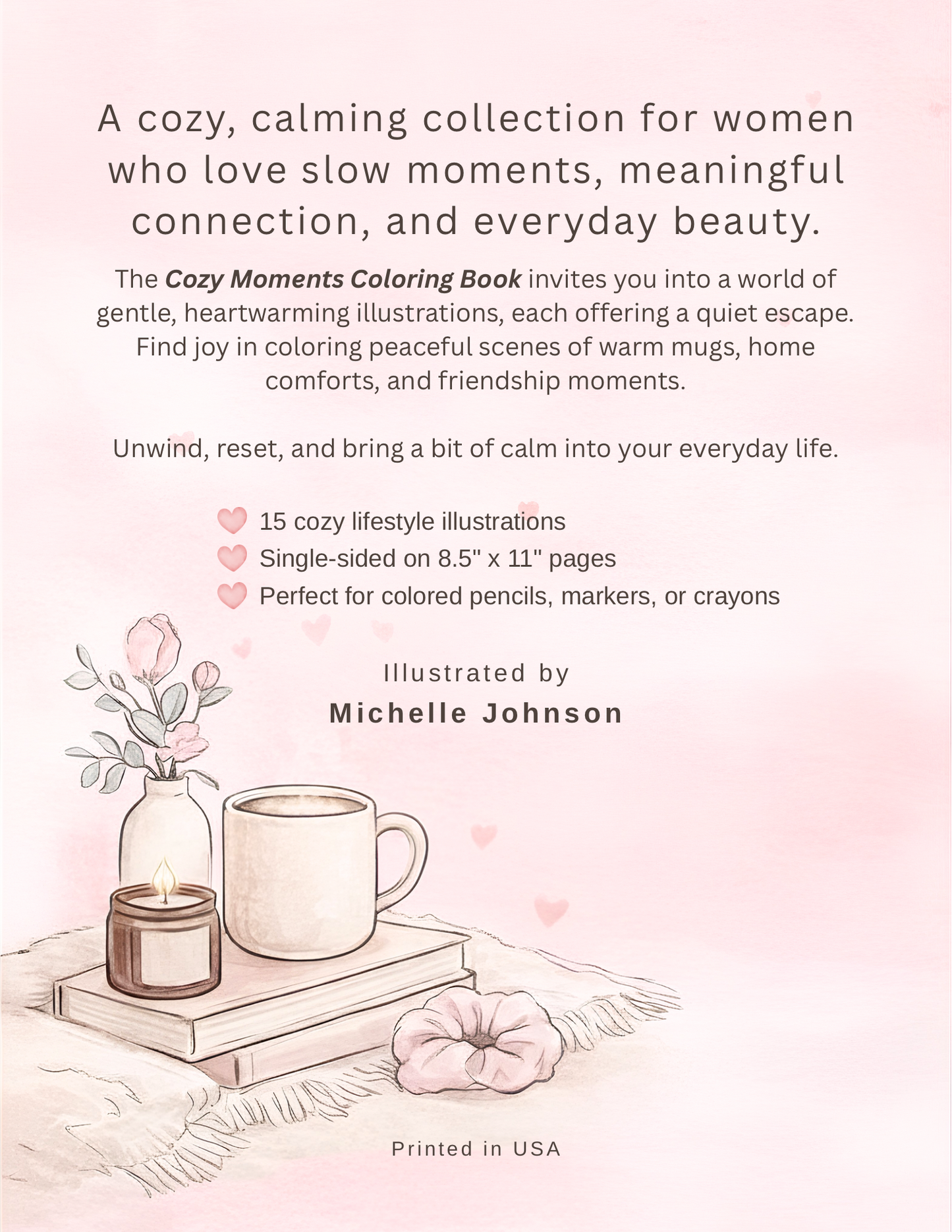 Cozy Moments: a Lifestyle Coloring Book