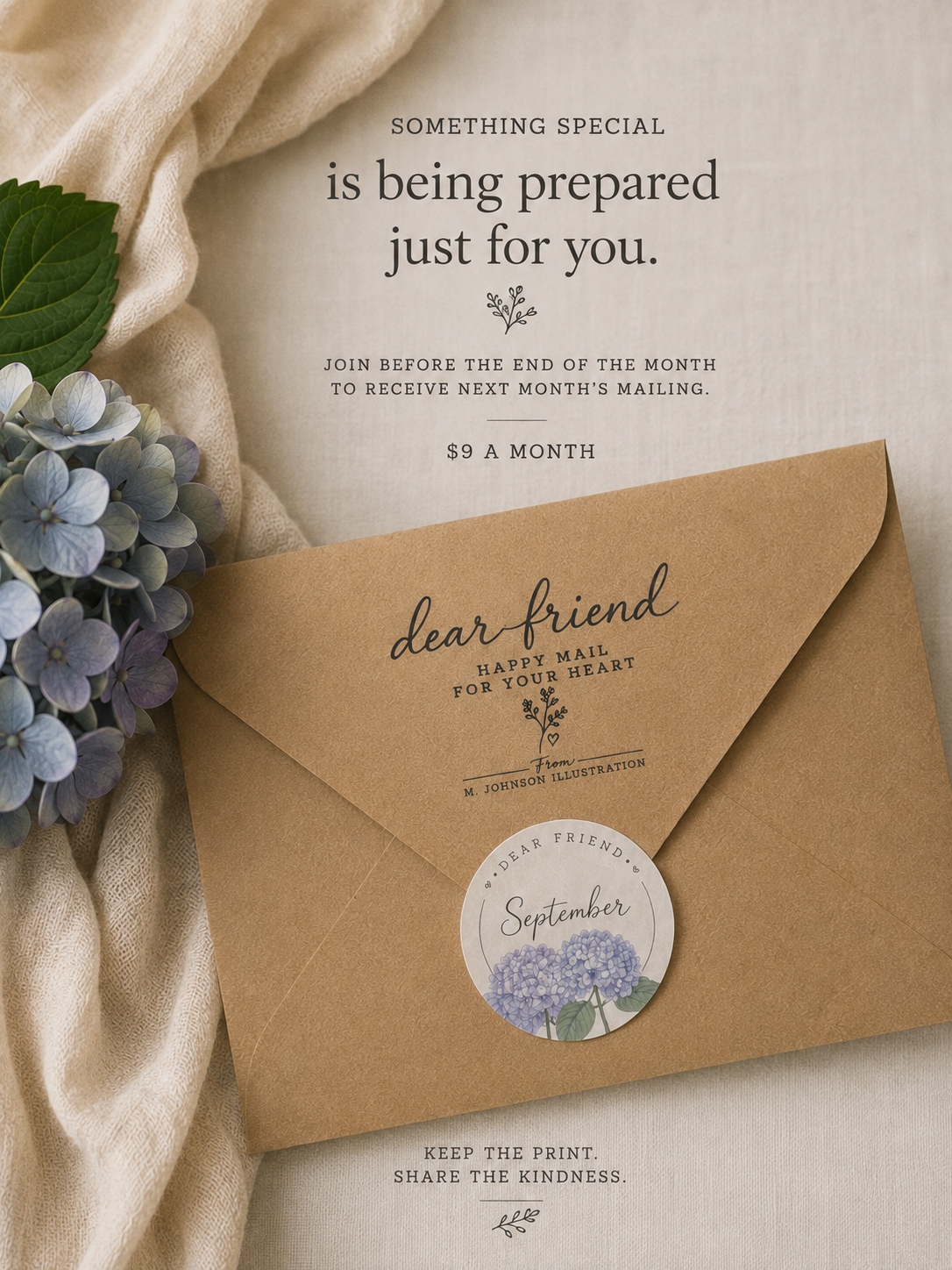 Dear Friend | Monthly Happy Mail Subscription