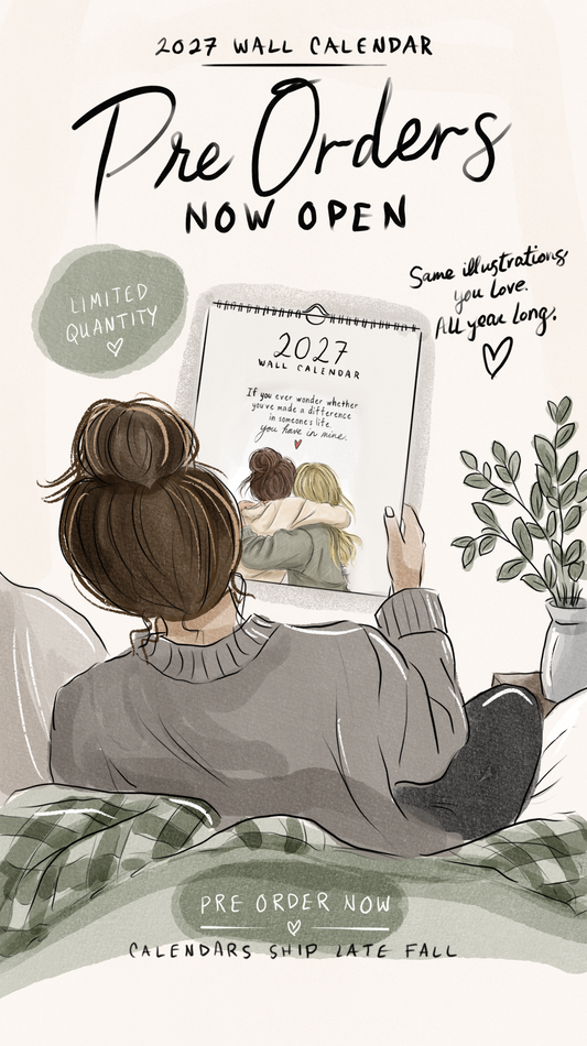 2027 Wall Calendar | 12 Frameable 8x10 Art Prints | PRE ORDER