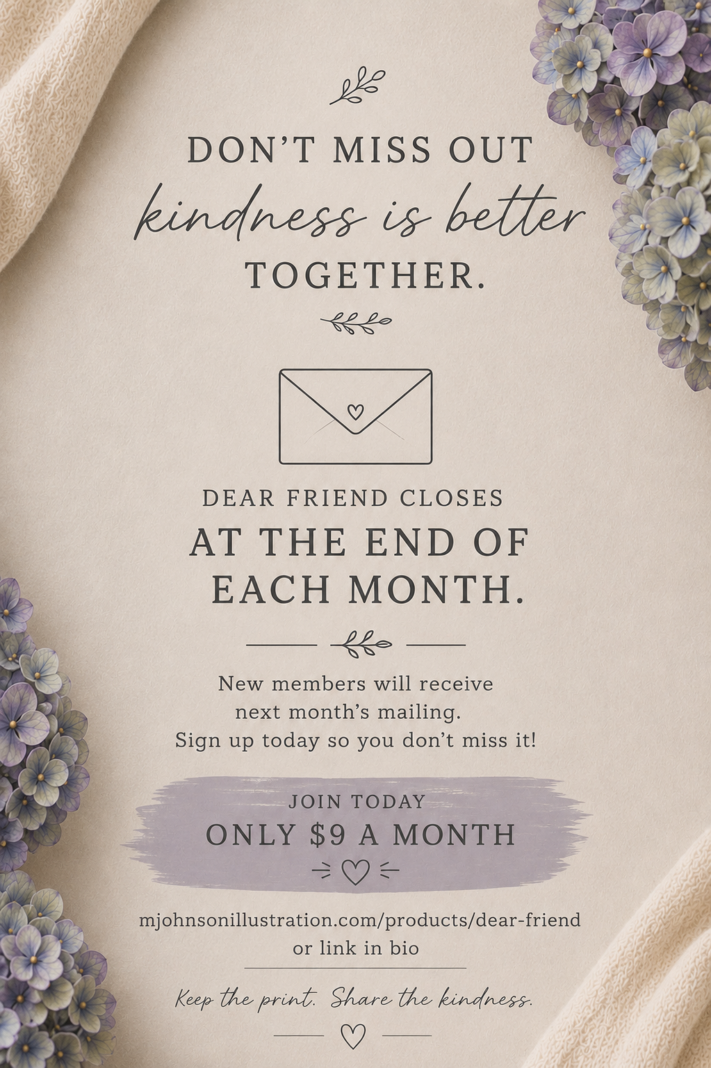 Dear Friend | Monthly Happy Mail Subscription