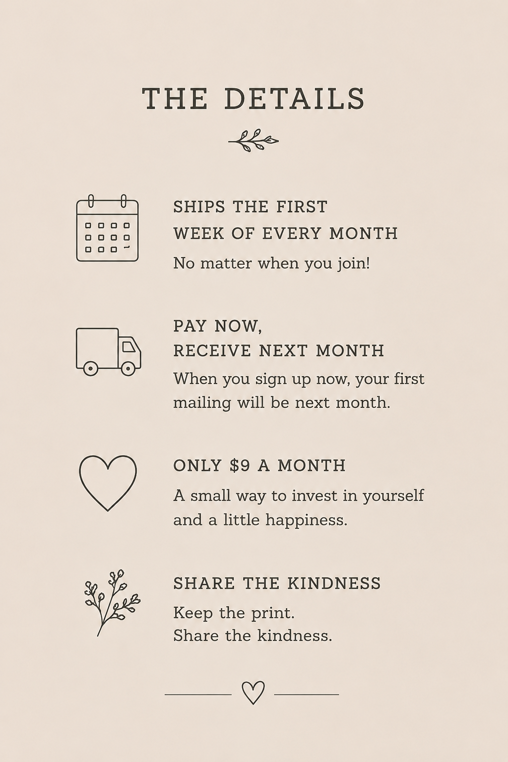 Dear Friend | Monthly Happy Mail Subscription