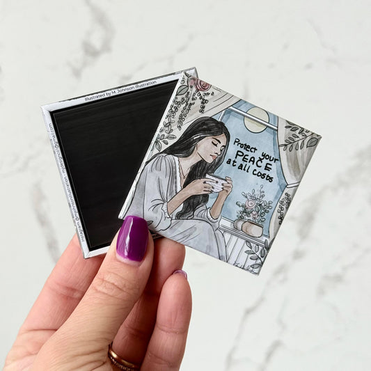 Friendship Magnet Set – 4 Piece Illustrated Magnet Pack